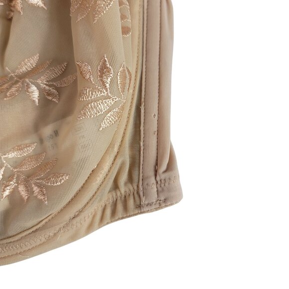 Panache Superbra Tango II Bra Tan 32H Unlined Sheer Underwire Embroidery 3251 - Picture 10 of 10